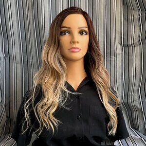Belle Tress Maxwella 22 in Balayage Ceylon, Lace Front, Full Mono Top, Free Part